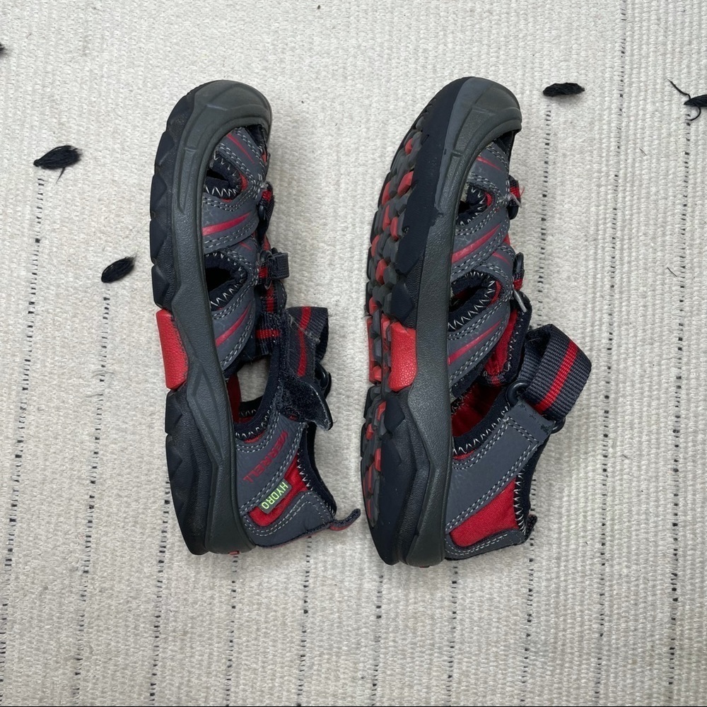 Merrell Hydro Hiker Water Red Sandal Youth 12 - Picture 9 of 11
